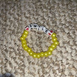 Smile beaded VSCO bracelet